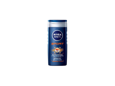 Vyr.,prausiklis ir šampūnas NIVEA Sport, 250 ml
