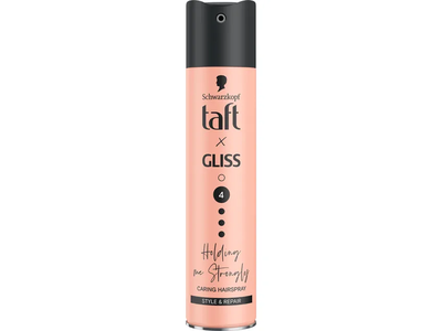 Taft x Gliss plaukų lakas Hold Me Strong, 250 ml