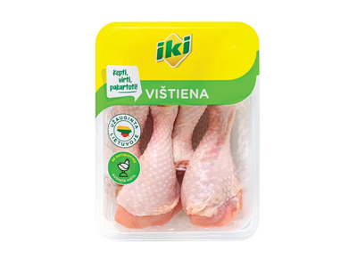 Šviežios viščiukų broilerių blauzdelės IKI MĖSA, 500 g