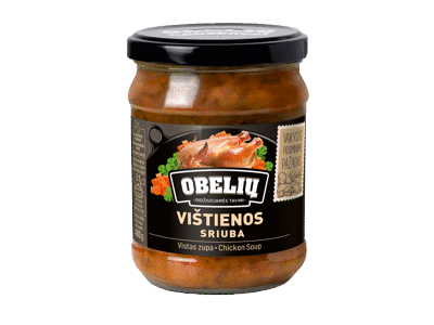 Vištienos sriuba OBELIŲ be konservantų, 480 g