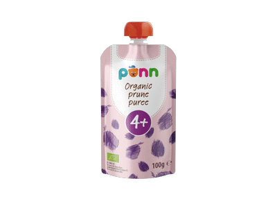 PONN ekologiška džiovintų slyvų tyrė (4 mėn.), 100 g