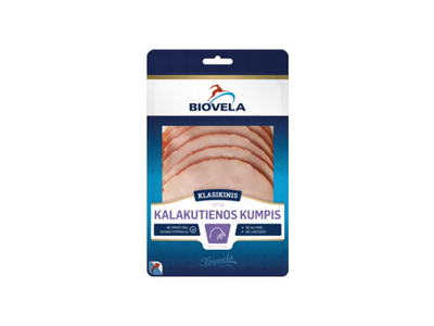 Virtas pjaustytas kalakutienos kumpis, I r., 90 g