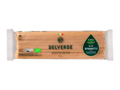 Ekologiški visų grūdo dalių spagečiai DELVERDE, Nr. 141, 500 g