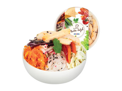 Rytietiškos salotos su kepta vištiena, 250 g