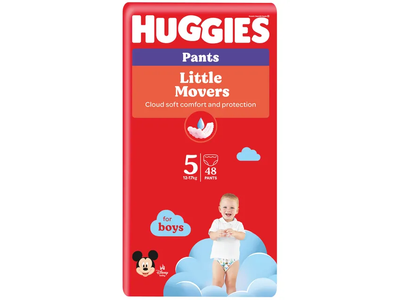 Sauskelnės, 12-17kg HUGGIES PANTS BOYS, 44 vnt.