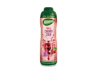 Sirupas su saldikliais TEISSEIRE, vyšninės kolos skonio, 600 ml