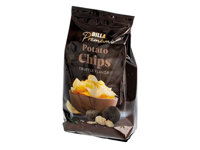 Bulvių traškučiai triufelių skonio BILLA GOLD, 100 g