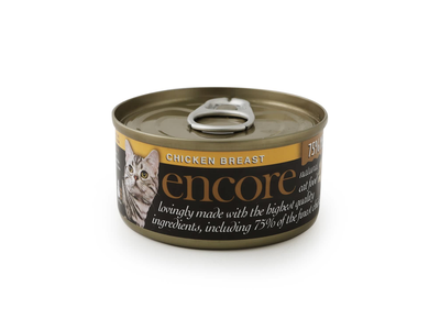Kačių konservai su vištiena ENCORE, 70 g