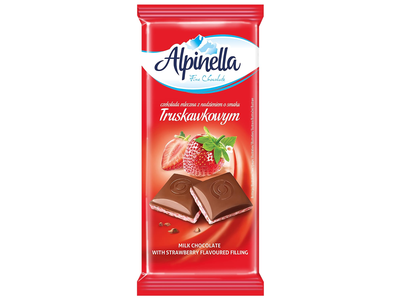 Pien. šok. su brašk. sk. įd. ALPINELLA, 100 g