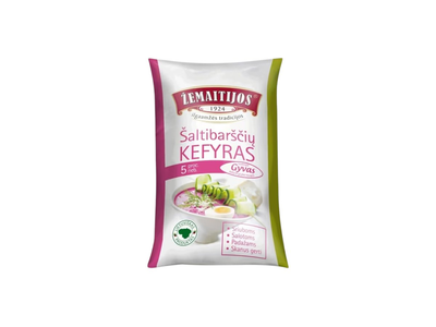 ŽEMAITIJOS ŠALTIBARŠČIŲ kefyras, 5 %, 0,9 kg