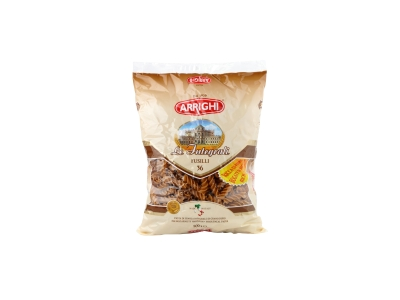 Pilno grūdo makaronai  ARRIGHI, fusilli, 500 g