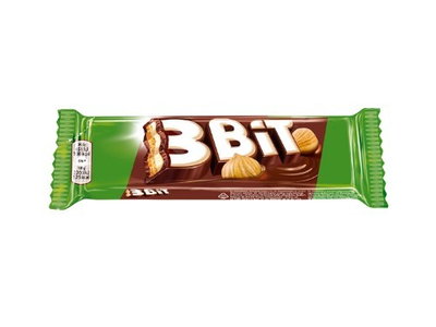 Šokoladinis batonėlis 3BIT, su riešutais, 46 g
