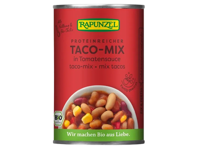 Konservuotos pupelės pomidorų padaže TACO MIX, 400 g