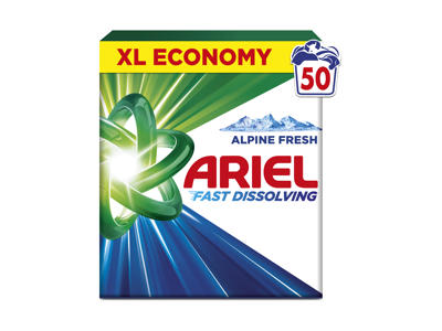 Skalbimo milteliai ARIEL Alpine Fresh, 50 skalb., 2,75 kg