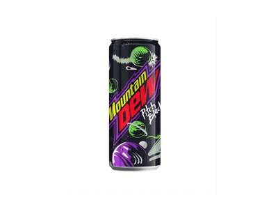 Gaivusis gėrimas MOUNTAIN DEW PITCH BLACK, 330 ml x 24