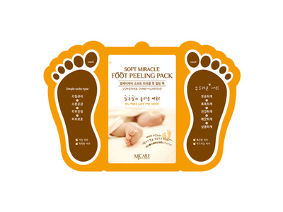 MJCARE SOFT MIRACLE FOOT PEELING PACK pėdų kaukė 15 ml × 2 vnt.