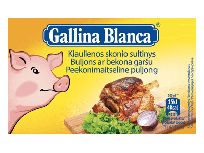 Kiaulienos sultinys GALLINA BLANCA, 80 g