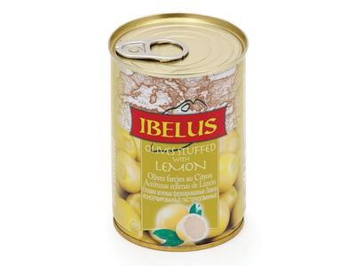 Žaliosios alyvuogės įdarytos citrinomis IBELUS, 280 g