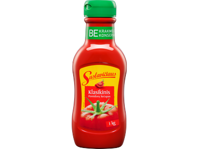 Pomidorų kečupas SUSLAVIČIAUS, Klasikinis, 1kg