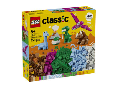 LEGO® Classic Kūrybiški dinozaurai, kūrybiški modeliai 11041
