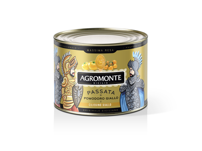 Pomidorų tyrė AGROMONTE, geltonųjų ir geltonųjų vyšninių pomidorų, 2 kg