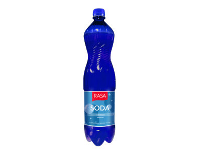 Gazuotas stalo vanduo RASA Soda, 1,5l