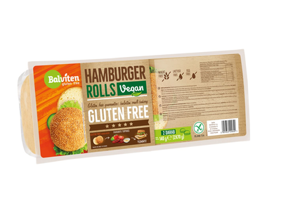 Mėsainių bandelės BALVITEN GLUTEN FREE, veganiška, 2x70 g
