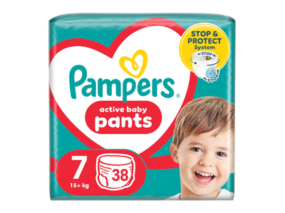 Sausk.keln. PAMPERS JUMBO S7 17+kg 38vnt