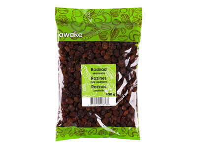 Besėklės razinos AWAKE, 400 g