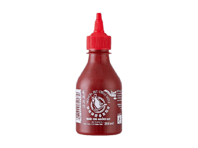 Ypač aštrus padažas SRIRACHA CHILLI, 200 ml