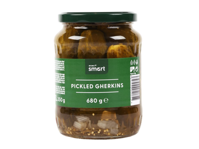 Marinuoti agurkai RIMI SMART, 680 g/350g