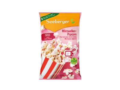 Saldūs spraginamieji kukurūzai SEEBERGER, 90 g