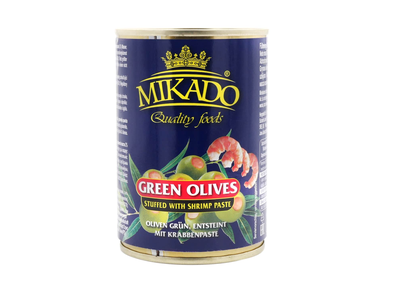 Alyvuogės MIKADO su krev. įd., 280 g / 90 g