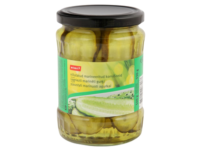 Marin. agurkai RIMI pjaustyti, 540 g / 330 g