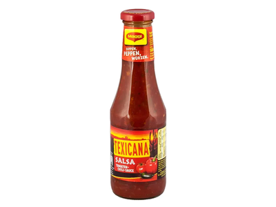 Aštrus pomidorų ir aitriūjų pipirų padažas MAGGI TEXICANA SALSA, 500 ml