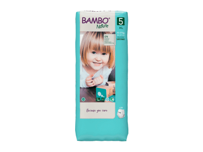 Sauskelnės-kelnaitės BAMBO NATURE 5 (11-17 kg), 38 vnt.