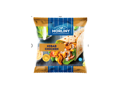Šaldyta vištienos kebabo mėsa MORLINY, pjaustyta, 450 g