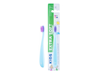 Dantų šepetėlis WOOM Kids Extra Soft