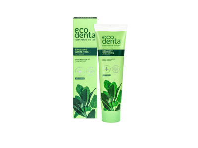 ECODENTA balinamoji dantų pasta su mėtų aliejumi ir šalavijų ekstraktu 100 ml