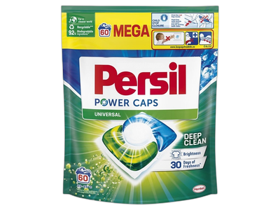 Skalbimo kapsulės Persil 60 vnt. Power Caps