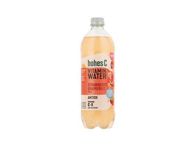HOHES C vitamin Antiox vanduo strawberry-grapefruit su C+E+Se 0,75l