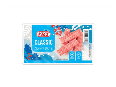 Atšaldytos surimio lazdelės VIČI CLASSIC, 300 g