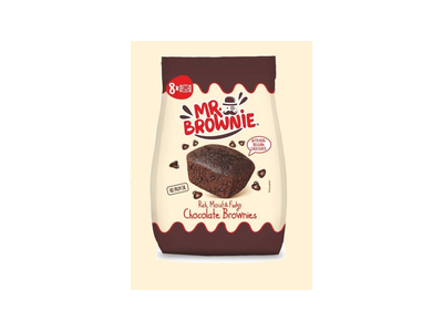 Šokoladiniai keksiukai MR.BROWNIE su šokolado gabal., 200 g