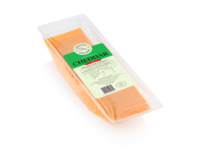 Sūris raudonasis Čederis DANSKO, raikytas, 32% rieb. 800 g