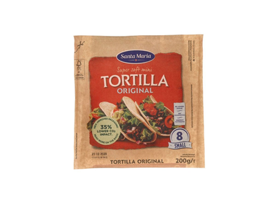 Mini tortilijos SANTA MARIA ORIGINAL, 200 g