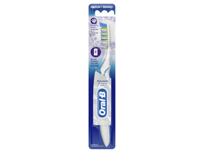Dantų šepetėlis ORAL-B 3D White Luxe, Pulsar, Medium, 1 vnt.