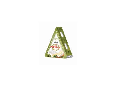 Pelėsinis sūris Brie PRESIDENT, su alyvuogėmis, 32 %, 125 g