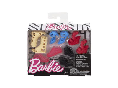 Lėlės bateliai BARBIE, 1 vnt.