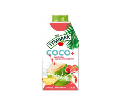 Tymbark apple, strawberry, pineapple Kokosų vandens gėrimas 0,5 l