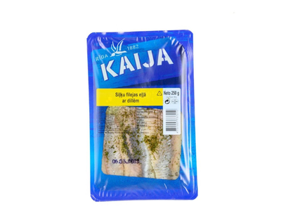 Silkės filė aliejuje KAIJA "Gardums", 250 g